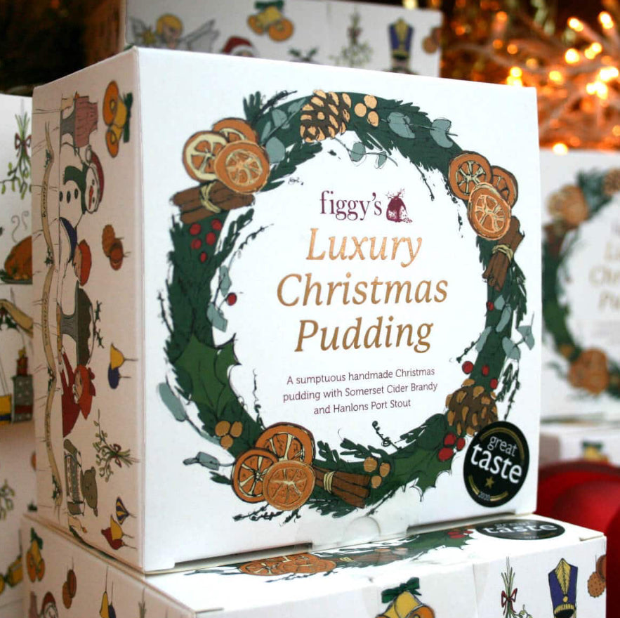 Luxury Christmas pudding